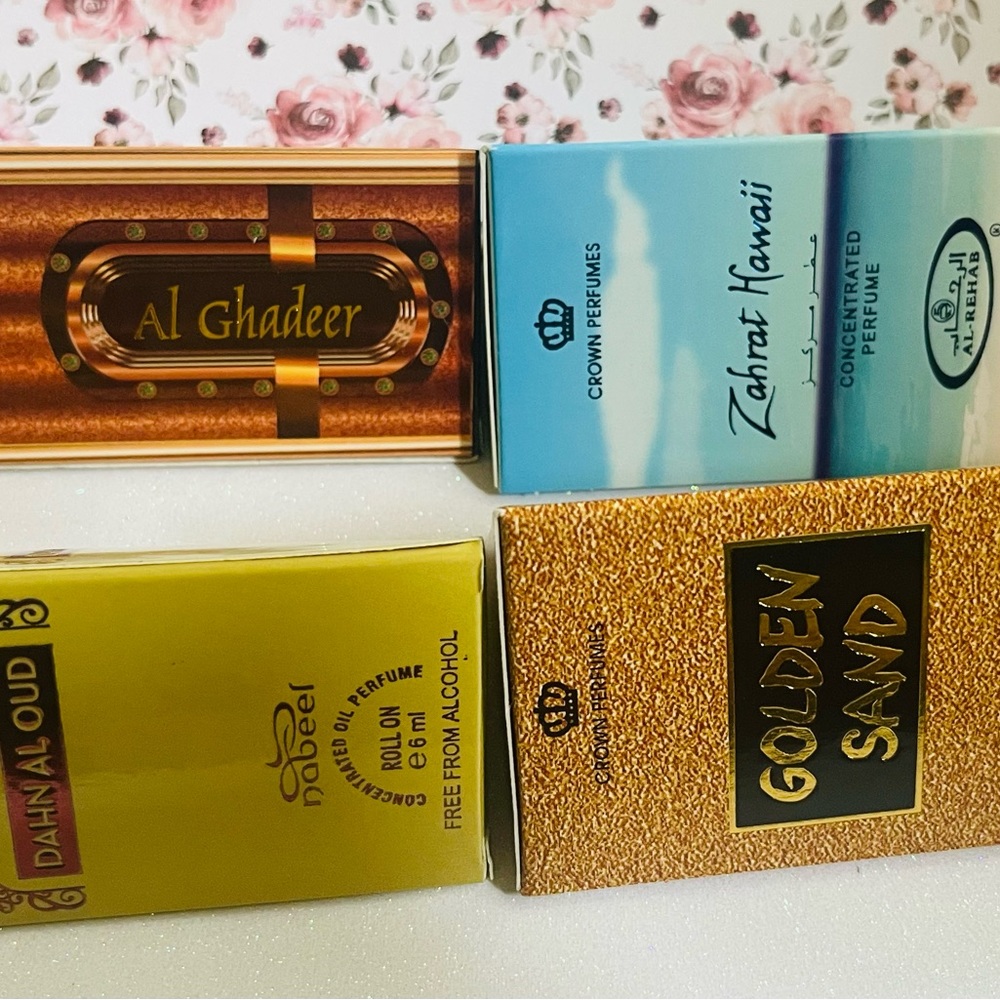 Arab Perfume Oil Bundle of 4 NWB